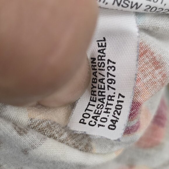 Pottery Barn 4 Pc F/Q Paloma Paisley Organic Cotton Duvet & 3 Pillow Shams 86x86 - Picture 10 of 10